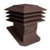 Roof Ventilator - 21.1" X 21.1" X 22" - Brown 2 Roof Ventilator - 21.1" X 21.1" X 22" - Brown -Imperial Fireplace Shop 00035007 L