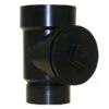 4-in X 3-in X 4-in Dia. ABS Flush Cleanout Tee Fitting W/Plug 1 4-in X 3-in X 4-in Dia. ABS Flush Cleanout Tee Fitting W/Plug -Imperial Fireplace Shop 00035034 L