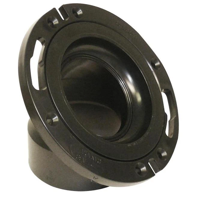 4-in X 3-in Dia. 45-Degree ABS Closet Flange Fitting 3 4-in X 3-in Dia. 45-Degree ABS Closet Flange Fitting