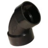 Ipex ABS-Elbow Fittings - 4-in Dia X 4-in Dia - 60° Angle - Black -Imperial Fireplace Shop 0068223 L