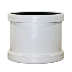 Ipex PVC Sewer Coupling - Gasket - White - 4-in Dia