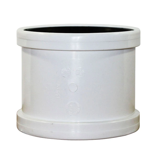 Ipex PVC Sewer Coupling - Gasket - White - 4-in Dia 3 Ipex PVC Sewer Coupling - Gasket - White - 4-in Dia