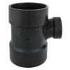 Ipex Sanitary Tee With 4-in And 2-in Diameter Fittings - Black ABS Plastic -Imperial Fireplace Shop 00685753 L