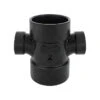 IPEX 3 X 1-1/2-in Black ABS Plastic Double Sanitary Tee -Imperial Fireplace Shop 00685760 L