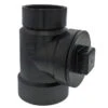 IPEX 4 X 3 X 4-in Sturdy Black ABS Plastic Hub Cleanout Tee With Plug 2 IPEX 4 X 3 X 4-in Sturdy Black ABS Plastic Hub Cleanout Tee With Plug -Imperial Fireplace Shop 00685774 L