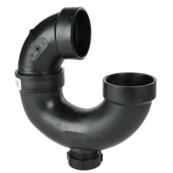 IPEX 2-in ABS-DWV Hub P-Trap With Cleanout
