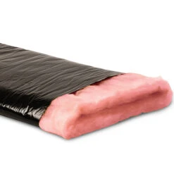 Imperial Manufacturing Group Fibreglass Duct Insulated Jacket - 5-in Dia. X 10-ft L - Vapour Barrier