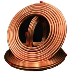 Wolverine Copper Refrigeration And Air Conditioner Pipe - Lead-Free - Interior - 3/8-in Dia X 50-ft L