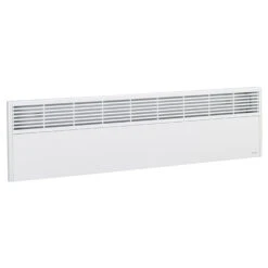 Stelpro Orleans High-End Low Model Convector - Built-in Thermostat - White - 50 1/4-in L X 13-in H X 3 1/16-in W