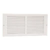 Imperial Standard Sidewall Return Air Grille - White - Steel - 30-in W X 6-in H -Imperial Fireplace Shop 1152007 L