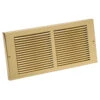 Imperial Sidewall Return Air Grille - Steel - Polished Brass - 14-in W X 6-in H 1 Imperial Sidewall Return Air Grille - Steel - Polished Brass - 14-in W X 6-in H -Imperial Fireplace Shop 1152009 L