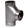Imperial 4-in Diameter Tee Connector For 90° Branch 1 Imperial 4-in Diameter Tee Connector For 90° Branch -Imperial Fireplace Shop 1224330 L