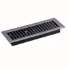 Imperial Floor Air Vent Floor Register - Pewter - Powder-Coated - 3-in W X 10-in L -Imperial Fireplace Shop 1224457 L
