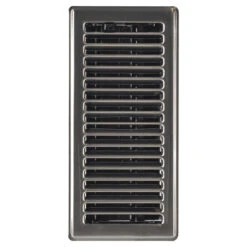 Imperial Steel Floor Register - Pewter - Rustproof Polystyrene Body - 2 1/4-in W X 12-in L -Imperial Fireplace Shop 1224459 L