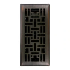 Imperial Steel Floor Register - Oil Rubbed Bronze - Rustproof Polystyrene Body - 3-in W X 10-in L