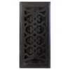 Imperial Victorian Steel Floor Register - Matte Black - Rustproof Polystyrene Body - 3-in W X 10-in L -Imperial Fireplace Shop 12245290 L