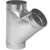 Imperial 5-in Dia Crimped Galvanized Steel Y-Pipe -Imperial Fireplace Shop 12245360 L