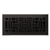 Imperial 4-in X 10-in Arts & Crafts Cast-Iron Steel Floor Register 2 Imperial 4-in X 10-in Arts & Crafts Cast-Iron Steel Floor Register -Imperial Fireplace Shop 12245514 L