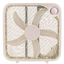 Utilitech Pelonis Box Fan - 20-in 3 Speeds - White -Imperial Fireplace Shop 21615038 L