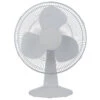 Utilitytech - Desk Oscillating Fan - 12-in 3 Speeds - White -Imperial Fireplace Shop 21615041 L