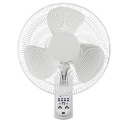 Utilitech 21.26-in H X 16-in Dia White Plastic Wall-Mount Fan