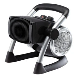 Lasko Utility Heater - 1500 W - Plastic/Metal - Black