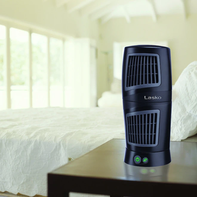 Lasko Lakso Multi-Directional Tower Oscillating Fan - Plastic 3 Speeds Black 3 Lasko Lakso Multi-Directional Tower Oscillating Fan - Plastic 3 Speeds Black