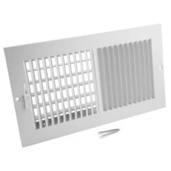 Accord Select 12 X 6-in White 2-Way Sidewall/Ceiling Register -Imperial Fireplace Shop 32105325 L