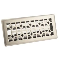 Accord Select 3 X 10-in Satin Nickel Marquis Floor Register -Imperial Fireplace Shop 32105330c L