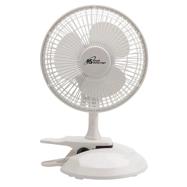 Royal Sovereign 6-in White Clip-On Table Fan 3 Royal Sovereign 6-in White Clip-On Table Fan