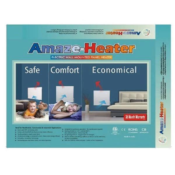 Amaze Heater 250-Watt Ceramic Electric Wall Mounted Room Heater 7 Amaze Heater 250-Watt Ceramic Electric Wall Mounted Room Heater - Image 5