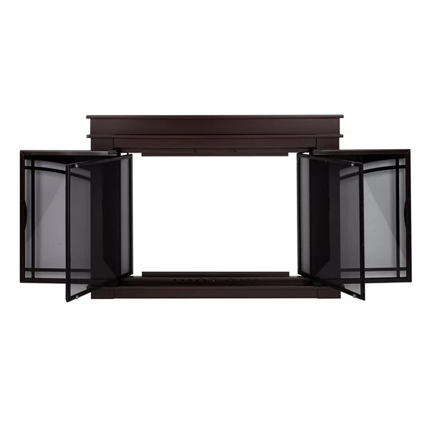 Pleasant Hearth Fenwick Oil-Rubbed Bronze Medium Cabinet-style Smoked Tempered Glass Fireplace Doors 7 Pleasant Hearth Fenwick Oil-Rubbed Bronze Medium Cabinet-style Smoked Tempered Glass Fireplace Doors - Image 5