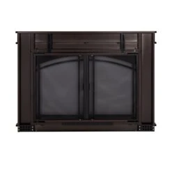 Pleasant Hearth Fenwick Oil-Rubbed Bronze Medium Cabinet-style Smoked Tempered Glass Fireplace Doors 9 Pleasant Hearth Fenwick Oil-Rubbed Bronze Medium Cabinet-style Smoked Tempered Glass Fireplace Doors -Imperial Fireplace Shop 330951929 AlternateImage4 l