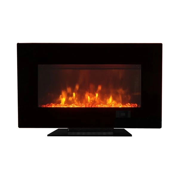 Komodo 34-in Black Fan-forced Electric Fireplace 3 Komodo 34-in Black Fan-forced Electric Fireplace