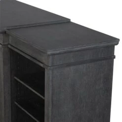 Real Flame Fresno 72-in Infrared Electric Fireplace Media Console In Antique Gray -Imperial Fireplace Shop 330972047 AlternateImage3 l