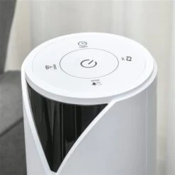 HomCom 12.5-in 3-speed Indoor White Oscillation Tower Fan