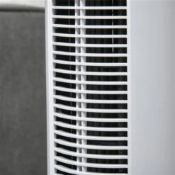 HomCom 12.5-in 3-speed Indoor White Oscillation Tower Fan -Imperial Fireplace Shop 330982057 AlternateImage4 l