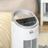 HomCom 11.75-in 3-speed White Indoor Oscillation Tower Fan -Imperial Fireplace Shop 330989479 AlternateImage4 l