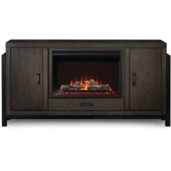 Napoleon Franklin 70-in W Dark Brown Fan-Forced Electric Fireplace -Imperial Fireplace Shop 330992228 AlternateImage3 l