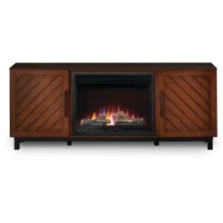 Napoleon Bella 65-in W Brown Fan-Forced Electric Fireplace -Imperial Fireplace Shop 330992234 AlternateImage2 l