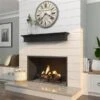 Pearl Mantels 48-in W X 8-in H X 9-in D Precision Black Pine Wood Mantel Shelf -Imperial Fireplace Shop 331037386 AlternateImage4 l