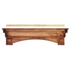 Pearl Mantels 60-in W X 15-in H X 10-in D Distressed Cherry Pine Wood Mantel Shelf -Imperial Fireplace Shop 331037397 AlternateImage1 l