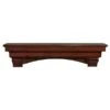Pearl Mantels 60-in W X 15-in H X 10-in D Distressed Cherry Pine Wood Mantel Shelf