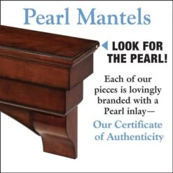 Pearl Mantels 60-in W X 15-in H X 10-in D Distressed Cherry Pine Wood Mantel Shelf -Imperial Fireplace Shop 331037397 AlternateImage3 l