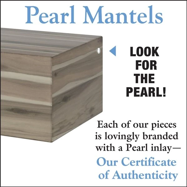 Pearl Mantels 60-in W X 5-in H X 9-in D Natural Asian Hardwood Wood Mantel Shelf 4 Pearl Mantels 60-in W X 5-in H X 9-in D Natural Asian Hardwood Wood Mantel Shelf - Image 2