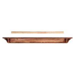 Pearl Mantels 60-in W X 5-in H X 10-in D Antique Distressed Pine Wood Mantel Shelf 8 Pearl Mantels 60-in W X 5-in H X 10-in D Antique Distressed Pine Wood Mantel Shelf -Imperial Fireplace Shop 331037424 AlternateImage2 l