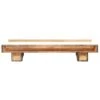 Pearl Mantels 48-in W X 10.5-in H X 9-in D Antique Distressed Pine Wood Mantel Shelf -Imperial Fireplace Shop 331037432 AlternateImage3 l