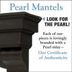 Pearl Mantels 72-in W X 15-in H X 10-in D Dark Roast Distressed Pine Wood Mantel Shelf -Imperial Fireplace Shop 331037457 AlternateImage3 l