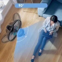 Costway 16-in 3-Speed Indoor Oscillating Fan -Imperial Fireplace Shop 331038064 AlternateImage2 l