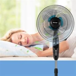 Costway 16-in 3-Speed Indoor Oscillating Fan -Imperial Fireplace Shop 331038064 AlternateImage3 l
